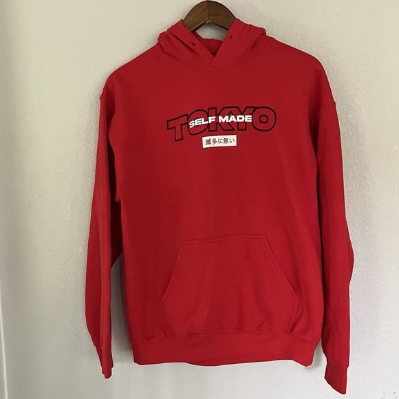 Poison Tokyo Self Made Hoodie (no Hood Drawstring) Size M - Picture 1 of 7